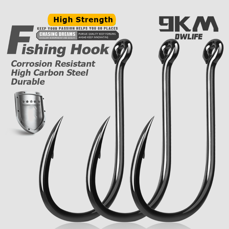 Fishing Hook Barbless - เบ็ดตกปลาอิเซอามะ 9KM 50~200 ชิ้น เบ็ดตกปลาคาร์พ เบ็ดตกปลาทะเล