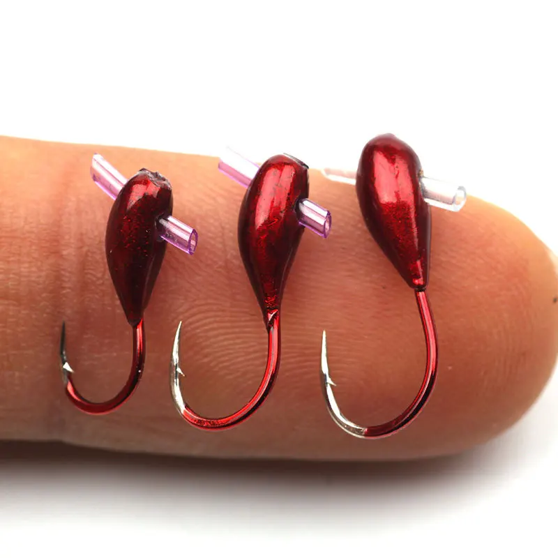 10/20PCS ฤดูหนาวตะขอตกปลาน้ําแ - Fishing Hook Barbless บทวิจารณ์และราคา