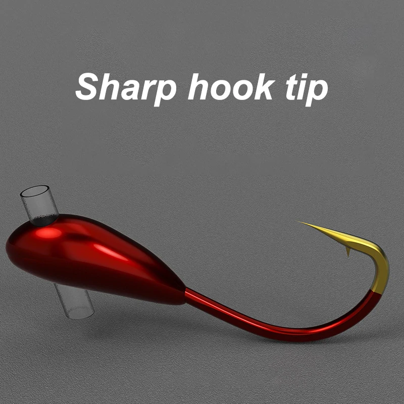 10/20PCS ฤดูหนาวตะขอตกปลาน้ําแ - Fishing Hook Barbless บทวิจารณ์และราคา