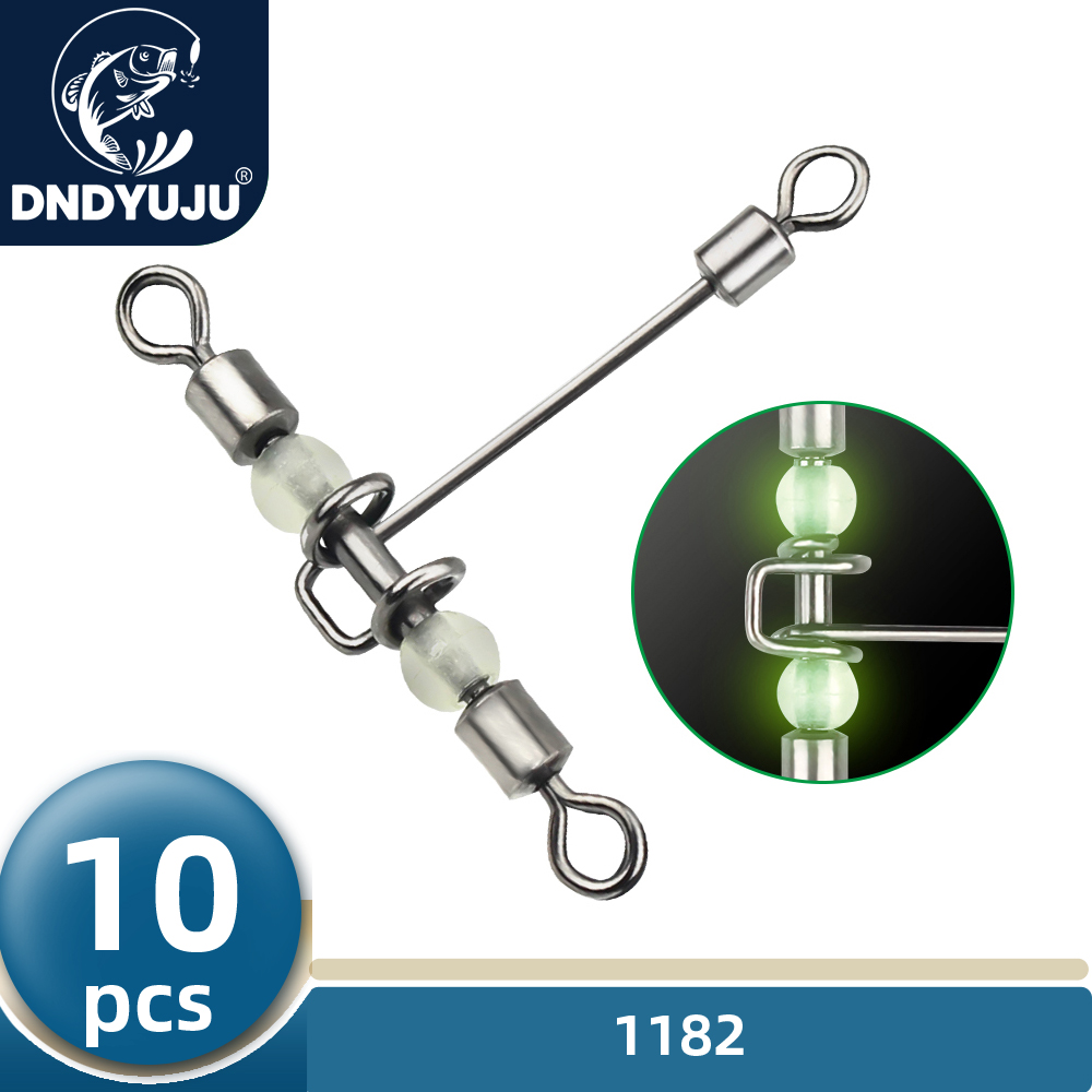 DNDYUJU 10pcs 3way Luminous T- - Fishing Hook Assortment บทวิจารณ์และราคา
