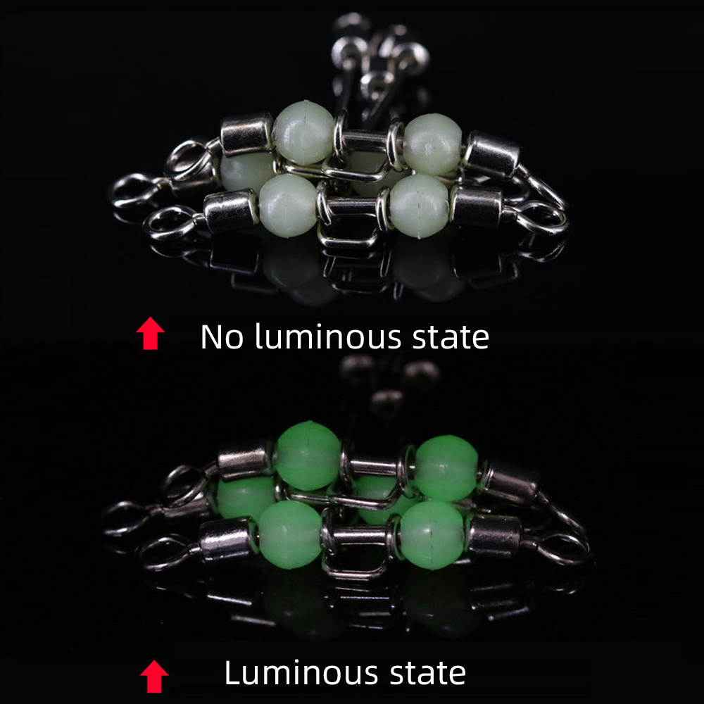 DNDYUJU 10pcs 3way Luminous T- - Fishing Hook Assortment บทวิจารณ์และราคา